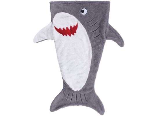 Kocyk polarowy Rekin dla dzieci