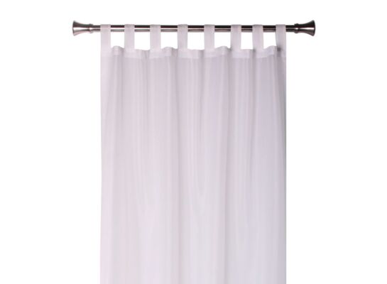 Firanka z patkami Diana 140 x 160 cm kolor biały