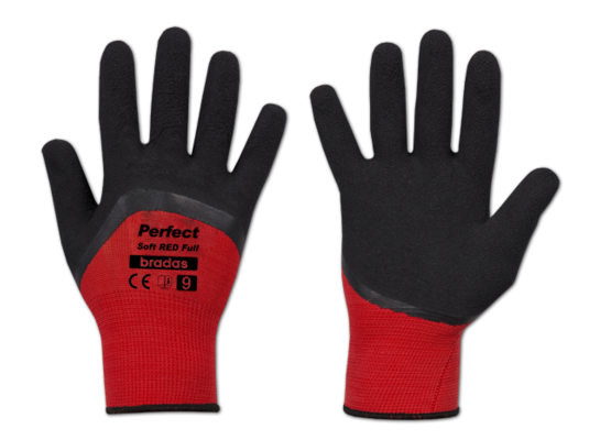 Rękawice ochronne PERFECT SOFT RED FULL lateks, rozmiar 10