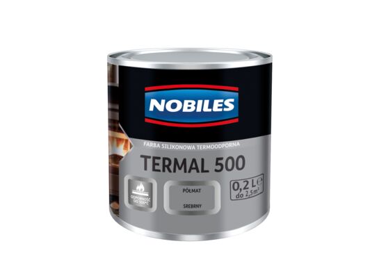 Farba alkidowa Termal 500 Srebrny 0,2 l Nobiles