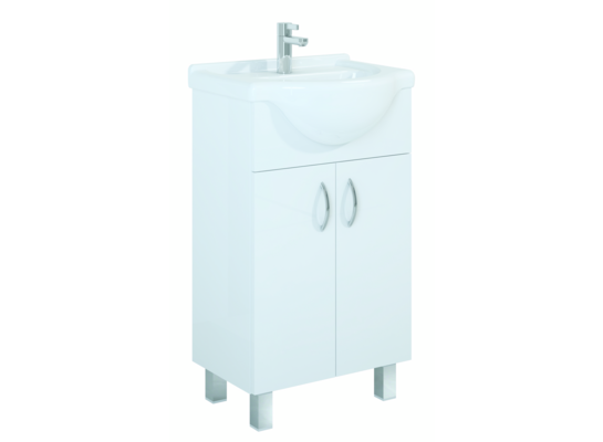 Szafka z umywalką Kama 50 80,1 x 47,2 x 30,2 cm biały