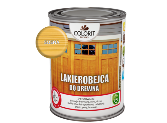 Lakierobejca do drewna Sosna 750 ml Colorit Drewno