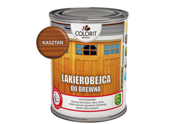 Lakierobejca do drewna Kasztan 750 ml Colorit Drewno