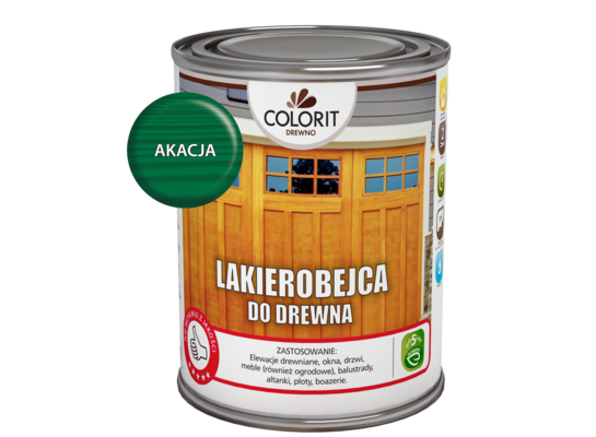 Lakierobejca do drewna Akacja 750 ml Colorit Drewno