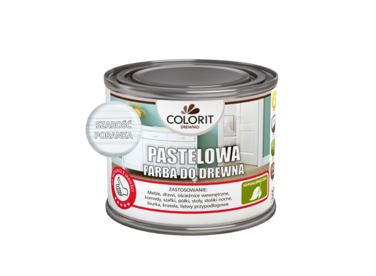 Pastelowa farba do drewna szarość poranka 375 ml