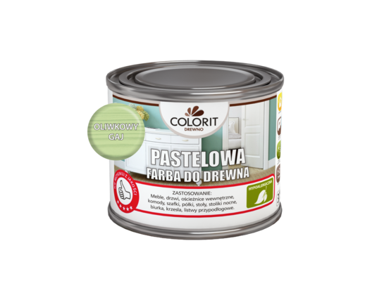 Pastelowa farba do drewna oliwkowy gaj 375 ml