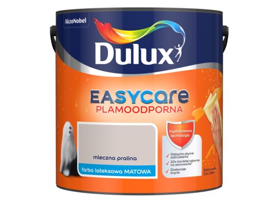 Farba lateksowa EasyCare Plamoodporna Mleczna Pralina 2,5 l Dulux