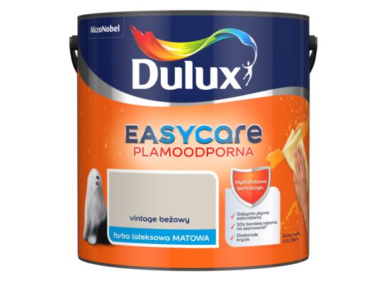 Farba lateksowa EasyCare Plamoodporna Vintage Beżowy 2,5 l Dulux