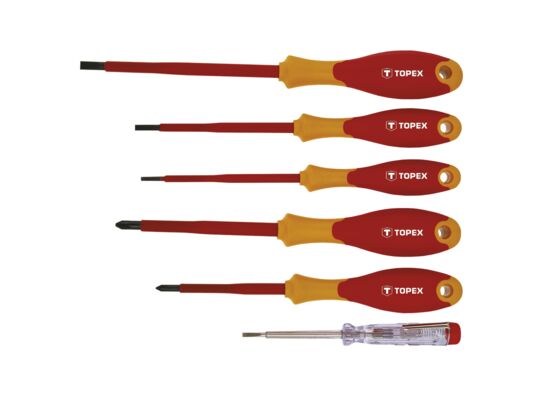 Wkrętaki 1000 V zestaw 6 sztuk TOPEX
