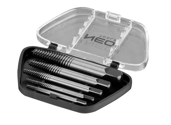 Wykrętaki do zerwanych śrub zestaw 5 sztuk NEO