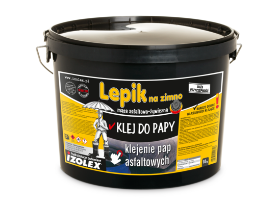 Klej do papy Lepik na zimno 19 kg Izolex