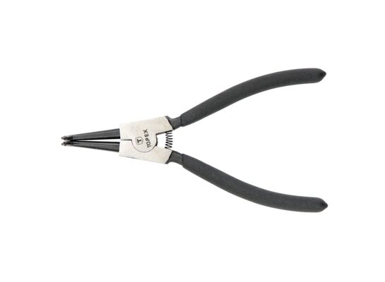 Szczypce segera do pierścieni osadczych 175 mm zewnętrzne wygięte TOPEX