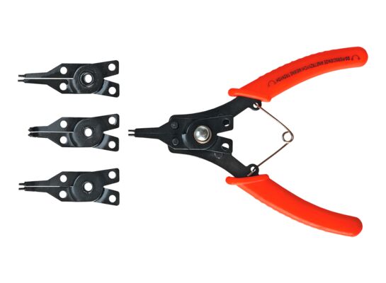 Szczypce segera do pierścieni osadczych zestaw 4 sztuki Top Tools