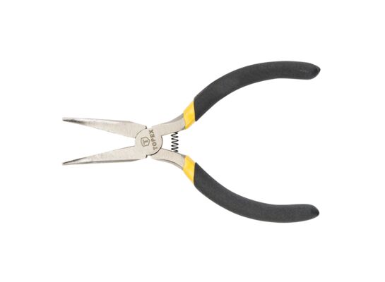 Szczypce precyzyjne wydłużone wygięte 130 mm TOPEX