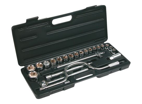 Klucze nasadowe 1/2" zestaw 24 sztuki Top Tools