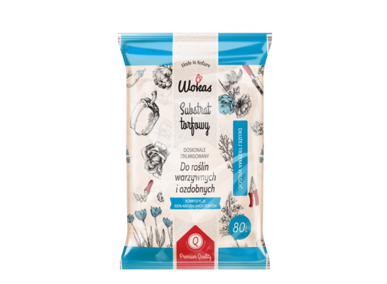 Substrat torfowy do roślin warzywnych i ozdobnych 80 l Wokas
