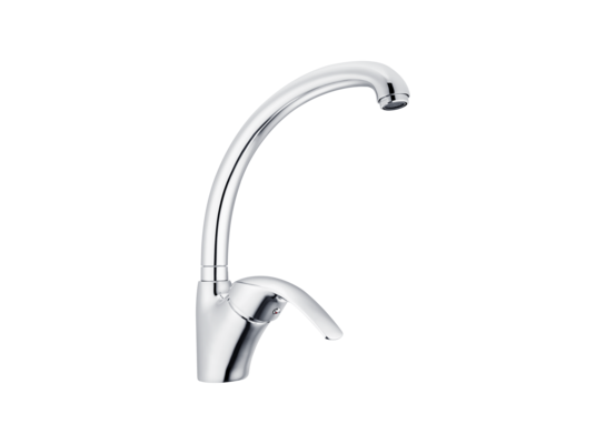 Bateria jednouchwytowa zlewozmywakowa sztorcowa asymetryczna YONIC