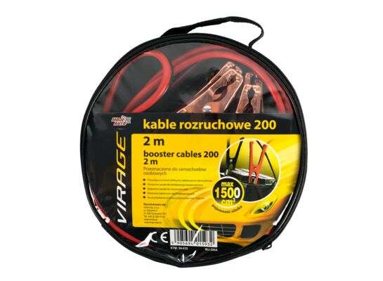 Kable rozruchowe VIRAGE 200, 2 m