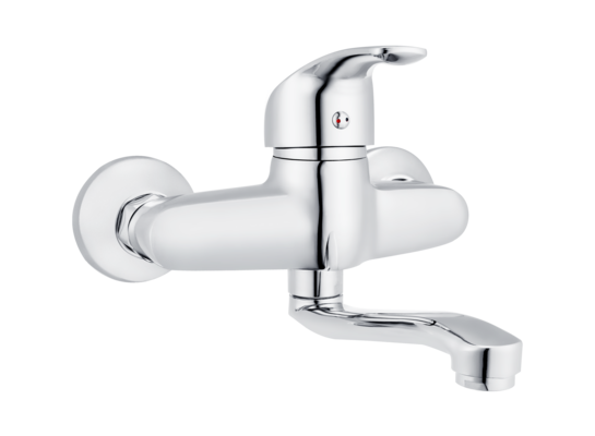 Bateria jednouchwytowa umywalkowa ścienna YONIC