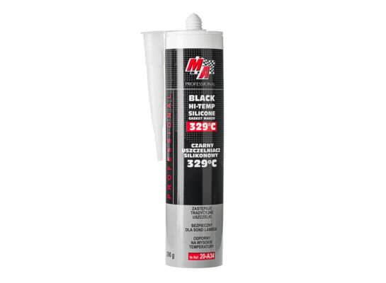 Uszczelniacz silikonowy czarny 329°C-290 g MA PROFESSIONAL