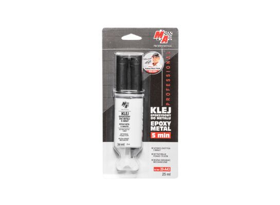 Klej epoksydowy do metalu 5 minut - strzykawka 25 ml MA PROFESSIONAL