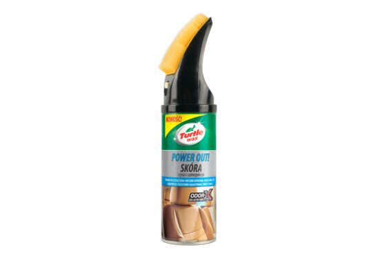 Pianka do tapicerki skórzanej Power Out Leather Cleaner 400 ml TURTLE WAX