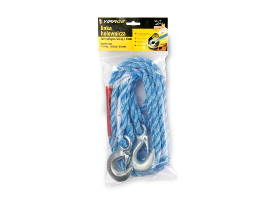 Linka holownicza 2500 kg+ 2 haki PIMOT VIRAGE