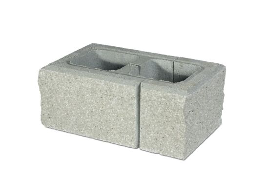 Bloczek słupkowy JONIEC® - GORC® GU+GA Silver 38 x 22 x 16 cm