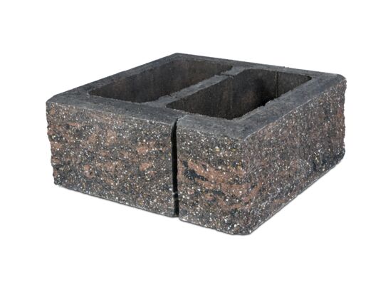 Bloczek słupkowy JONIEC® - GORC® GUD+GAD Bronzyt 38 x 38 x 16 cm
