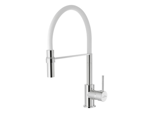 Bateria zlewozmywakowa Kameleon biały/chrom Invena 