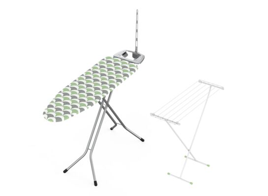 Zestaw deska do prasowania z przyłączem CONNECT + suszarka stojąca COMPACT