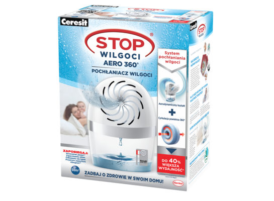 Pochłaniacz wilgoci AERO 360° STOP Wilgoci biały450 g Ceresit