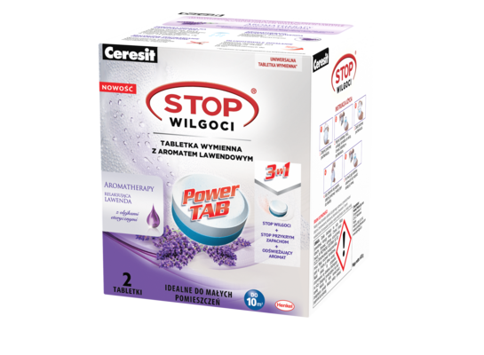 Tabletki wymienne Stop Wilgoci PowerTAB Lawenda 2 x 300 g Metylan 