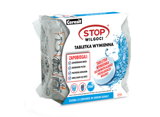 Uniwersalny pochłaniacz Stop Wilgoci tabletka 450 g Ceresit