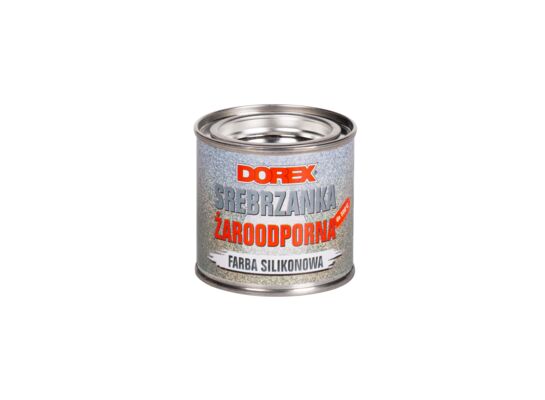 Farba silikonowa Srebrzanka żaroodporna 100 ml Dorex