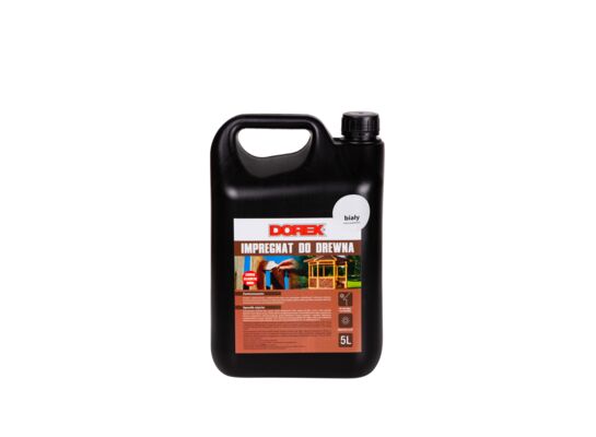Impregnat do drewna biały 5 l Dorex