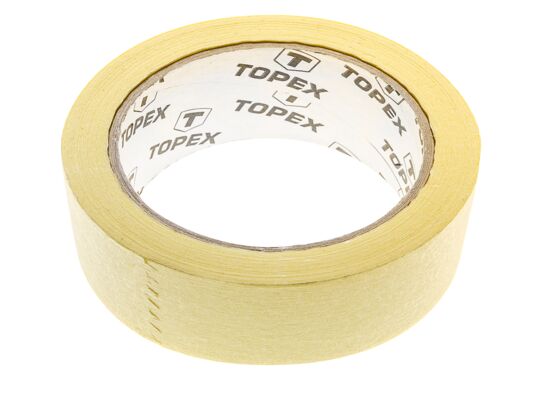 Taśma malarska 35 m x 30 mm żółta TOPEX