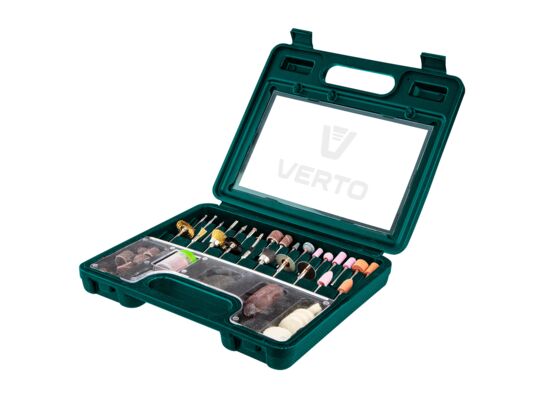Akcesoria do miniwiertarki zestaw 100 sztuk VERTO