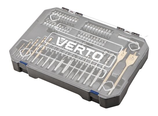 Zestaw wierteł i bitów 58 sztuk VERTO