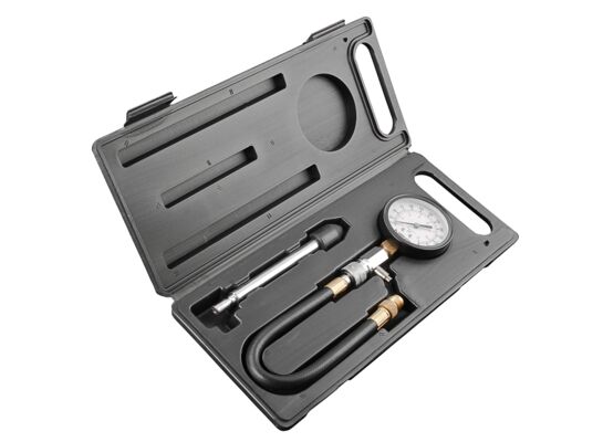 Miernik ciśnienia sprężania z zestawem adapterów NEO