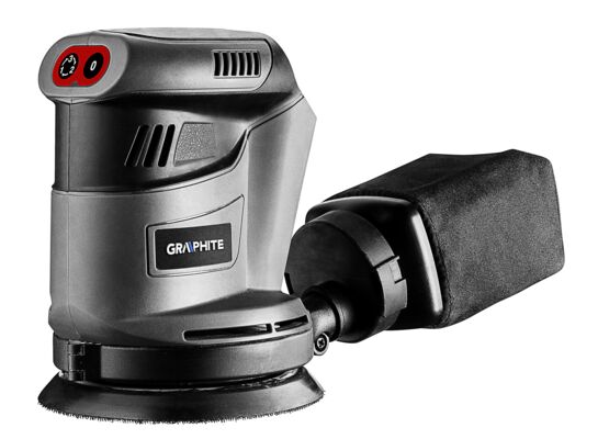 Szlifierka mimośrodowa Energy+ 18 V Li-Ion stopa 125 mm bez akumulatora GRAPHITE