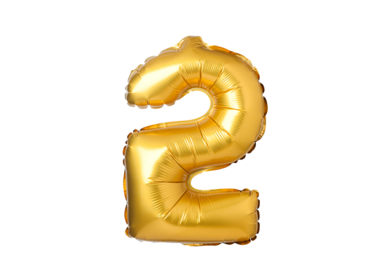 Balon foliowy cyferka XXL - nr 2