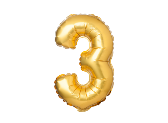 Balon foliowy cyferka XXL - nr 3