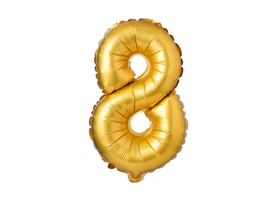 Balon foliowy cyferka XXL - nr 8