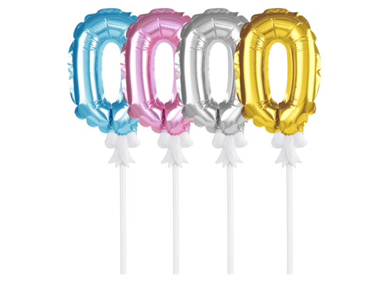 Balon foliowy na patyczku 0