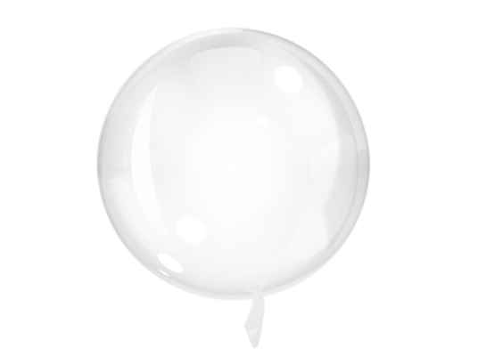 Balon transparentny pvc