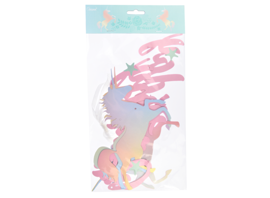 Girlanda Happy birthday Jednorożec