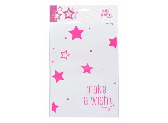 Obrus gwiazdki 100 x 120 cm różowy