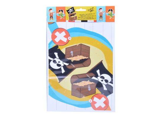 Obrus gra planszowa Piraci 100 x 120 cm wielokolorowy