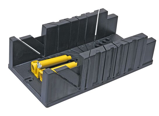 Skrzynka uciosowa plastikowa 320 x 120 x 75 mm, z zaciskami TOPEX